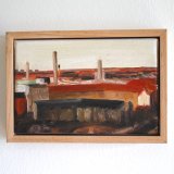 paintings, aesthetic, expressive, figurative, landscape, architecture, everyday life, moods, seasons, sky, beige, black, brown, red, cotton-canvas, oil, architectural, autumn, beautiful, buildings, conceptual, contemporary-art, danish, decorative, design, horizontal, houses, impressionism, interior, interior-design, modern-art, nordic, scandinavien, scenery, streets, Buy original high quality art. Paintings, drawings, limited edition prints & posters by talented artists.