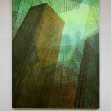 paintings, aesthetic, figurative, geometric, graphical, minimalistic, architecture, patterns, science, technology, blue, green, flax-canvas, oil, architectural, beautiful, buildings, contemporary-art, danish, design, houses, interior, interior-design, modern, modern-art, nordic, scandinavien, Buy original high quality art. Paintings, drawings, limited edition prints & posters by talented artists.