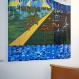 paintings, abstract, colorful, expressive, figurative, illustrative, landscape, nature, sky, blue, brown, green, yellow, acrylic, flax-canvas, abstract-forms, autumn, contemporary-art, copenhagen, danish, design, interior-design, modern, modern-art, mountains, nordic, scandinavien, Buy original high quality art. Paintings, drawings, limited edition prints & posters by talented artists.