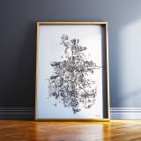 drawings, family-friendly, illustrative, monochrome, animals, bodies, cartoons, patterns, black, white, ink, paper, abstract-forms, amusing, black-and-white, buildings, calligraphy, cute, danish, decorative, design, family, interior, interior-design, modern, modern-art, nordic, scandinavien, Buy original high quality art. Paintings, drawings, limited edition prints & posters by talented artists.
