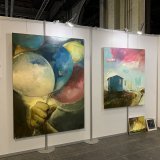 paintings, colorful, figurative, illustrative, pop, botany, people, blue, red, violet, yellow, acrylic, flax-canvas, oil, beautiful, copenhagen, danish, decorative, design, interior, interior-design, love, modern, nordic, pretty, scandinavien, Buy original high quality art. Paintings, drawings, limited edition prints & posters by talented artists.