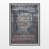 drawings, aesthetic, colorful, expressive, figurative, minimalistic, bodies, patterns, people, black, pastel, red, violet, crayons, paper, contemporary-art, faces, interior, interior-design, modern, modern-art, tranquil, weird, Buy original high quality art. Paintings, drawings, limited edition prints & posters by talented artists.