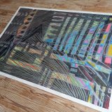 drawings, abstract, aesthetic, colorful, expressive, minimalistic, architecture, bodies, patterns, black, blue, pastel, white, crayons, paper, other-mediums, abstract-forms, contemporary-art, tranquil, weird, Buy original high quality art. Paintings, drawings, limited edition prints & posters by talented artists.