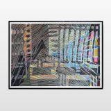 drawings, abstract, aesthetic, colorful, expressive, minimalistic, architecture, bodies, patterns, black, blue, pastel, white, crayons, paper, other-mediums, abstract-forms, contemporary-art, tranquil, weird, Buy original high quality art. Paintings, drawings, limited edition prints & posters by talented artists.