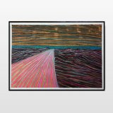 drawings, colorful, graphical, illustrative, landscape, minimalistic, movement, patterns, sky, black, blue, pastel, pink, crayons, paper, bright, contemporary-art, tranquil, Buy original high quality art. Paintings, drawings, limited edition prints & posters by talented artists.