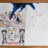 Untitled XXIII | Drawings | Halfdan Pisket | Beauton Art Gallery drawings, expressive, figurative, graphical, pop, cartoons, people, blue, pink, yellow, artliner, paper, marker, contemporary-art, female, modern, modern-art, motorcycle, women, Buy original high quality art. Paintings, drawings, limited edition prints & posters by talented artists.