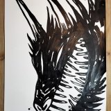 drawings, paintings, expressive, figurative, illustrative, animals, cartoons, wildlife, black, acrylic, paper, black-and-white, contemporary-art, copenhagen, decorative, interior, interior-design, modern, modern-art, wild, Buy original high quality art. Paintings, drawings, limited edition prints & posters by talented artists.