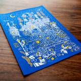 art-prints, serigraphs, animal, colorful, family-friendly, figurative, graphical, illustrative, pop, architecture, botany, cartoons, children, people, blue, white, yellow, acrylic, paper, amusing, buildings, cars, cities, contemporary-art, copenhagen, cute, danish, interior, interior-design, modern, nordic, posters, prints, scandinavien, Buy original high quality art. Paintings, drawings, limited edition prints & posters by talented artists.