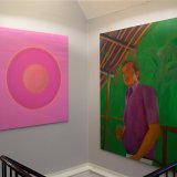 Fantastic man | Paintings | Rose Marie Brøgger | Beauton Art Gallery paintings, aesthetic, colorful, geometric, graphical, minimalistic, monochrome, architecture, moods, patterns, pink, yellow, acrylic, cotton-canvas, abstract-forms, architectural, beautiful, conceptual, contemporary-art, copenhagen, danish, interior, interior-design, modern, modern-art, nordic, pop-art, scandinavien, Buy original high quality art. Paintings, drawings, limited edition prints & posters by talented artists.