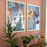 posters-prints, giclee-print, aesthetic, figurative, bodies, botany, patterns, sexuality, beige, blue, white, yellow, cotton-canvas, oil, architectural, danish, design, erotic, female, interior, interior-design, natural, naturalism, nordic, plants, romantic, scandinavien, sexual, women, Buy original high quality art. Paintings, drawings, limited edition prints & posters by talented artists.