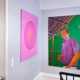paintings, colorful, figurative, portraiture, bodies, botany, nature, people, green, orange, purple, cotton-canvas, oil, faces, men, vivid, Buy original high quality art. Paintings, drawings, limited edition prints & posters by talented artists.