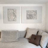 paintings, abstract, aesthetic, graphical, minimalistic, everyday life, patterns, beige, grey, white, acrylic, cotton-canvas, abstract-forms, autumn, beautiful, contemporary-art, copenhagen, danish, decorative, design, interior, interior-design, modern, modern-art, Buy original high quality art. Paintings, drawings, limited edition prints & posters by talented artists.