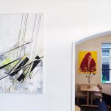paintings, abstract, geometric, graphical, pop, architecture, patterns, science, technology, black, grey, white, yellow, acrylic, flax-canvas, marker, abstract-forms, architectural, contemporary-art, danish, decorative, design, interior, interior-design, modern, modern-art, nordic, scandinavien, Buy original high quality art. Paintings, drawings, limited edition prints & posters by talented artists.