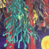 Lost & Found - 90 x 100 cm. Original painting by Anja Hemmingsen