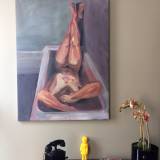 paintings, aesthetic, figurative, portraiture, bodies, everyday life, moods, sexuality, blue, brown, green, grey, acrylic, cotton-canvas, contemporary-art, danish, design, interior, interior-design, men, modern, modern-art, nordic, nude, pretty, scandinavien, water, Buy original high quality art. Paintings, drawings, limited edition prints & posters by talented artists.
