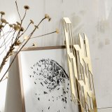 ISO I  /  In Transition | Sculptures | Tina Louise Hunderup | Beauton Art Gallery sculptures, abstract, aesthetic, geometric, monochrome, architecture, patterns, brown, gold, metal, abstract-forms, architectural, Buy original high quality art. Paintings, drawings, limited edition prints & posters by talented artists.