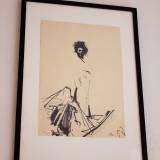 drawings, abstract, expressive, figurative, minimalistic, portraiture, bodies, people, beige, black, white, artliner, paper, marker, abstract-forms, contemporary-art, danish, interior, interior-design, modern, modern-art, nordic, scandinavien, women, Buy original high quality art. Paintings, drawings, limited edition prints & posters by talented artists.