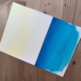 gouache-painting, watercolor-paintings, abstract, aesthetic, landscape, minimalistic, architecture, patterns, sky, blue, white, yellow, gouache, paper, watercolor, abstract-forms, beautiful, contemporary-art, decorative, design, interior, interior-design, modern, modern-art, Buy original high quality art. Paintings, drawings, limited edition prints & posters by talented artists.