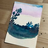 gouache-painting, watercolor-paintings, abstract, aesthetic, landscape, minimalistic, botany, nature, patterns, sky, beige, blue, purple, gouache, paper, watercolor, beautiful, contemporary-art, decorative, design, flowers, interior, interior-design, modern, modern-art, Buy original high quality art. Paintings, drawings, limited edition prints & posters by talented artists.