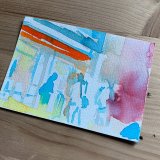 gouache-painting, watercolor-paintings, abstract, aesthetic, colorful, figurative, graphical, bodies, botany, everyday life, people, blue, red, yellow, gouache, paper, watercolor, beautiful, contemporary-art, decorative, design, interior, interior-design, modern, modern-art, Buy original high quality art. Paintings, drawings, limited edition prints & posters by talented artists.
