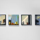 paintings, colorful, figurative, graphical, illustrative, still-life, architecture, everyday life, patterns, blue, brown, green, grey, red, cotton-canvas, oil, architectural, beautiful, buildings, contemporary-art, decorative, design, interior, interior-design, modern, modern-art, windows, Buy original high quality art. Paintings, drawings, limited edition prints & posters by talented artists.