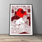 art-prints, gliceé, figurative, graphical, illustrative, portraiture, bodies, cartoons, patterns, sexuality, brown, red, white, paper, contemporary-art, danish, decorative, design, interior, interior-design, modern, modern-art, nordic, nude, posters, prints, scandinavien, sketch, Buy original high quality art. Paintings, drawings, limited edition prints & posters by talented artists.