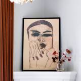 art-prints, giclee, expressive, figurative, illustrative, portraiture, bodies, people, sexuality, beige, brown, red, ink, contemporary-art, decorative, design, faces, female, interior, interior-design, modern, modern-art, posters, prints, women, Buy original high quality art. Paintings, drawings, limited edition prints & posters by talented artists.