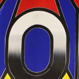 WOW/MOM - 140 x 100 cm. Limited edition linocut print by Marta Banaszak