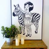 linocuts, animal, family-friendly, illustrative, pop, bodies, children, humor, wildlife, black, white, acrylic, black-and-white, danish, design, girls, interior, interior-design, modern, modern-art, nordic, posters, prints, scandinavien, wild-animals, Buy original high quality art. Paintings, drawings, limited edition prints & posters by talented artists.