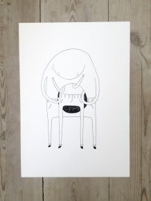 drawings, figurative, graphical, pop, portraiture, moods, black, white, artliner, ink, paper, amusing, copenhagen, cute, danish, design, interior, interior-design, love, nordic, romantic, scandinavien, street-art, Buy original high quality art. Paintings, drawings, limited edition prints & posters by talented artists.