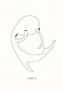 posters-prints, giclee-print, family-friendly, figurative, illustrative, minimalistic, cartoons, children, moods, people, black, white, paper, amusing, cute, danish, decorative, design, interior, interior-design, nordic, posters, prints, scandinavien, Buy original high quality art. Paintings, drawings, limited edition prints & posters by talented artists.