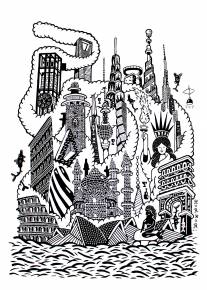 posters-prints, giclee-print, family-friendly, geometric, illustrative, monochrome, architecture, humor, oceans, black, white, ink, paper, amusing, architectural, beach, black-and-white, buildings, danish, decorative, design, fish, interior, interior-design, nordic, posters, scandinavien, sea, ships, water, Buy original high quality art. Paintings, drawings, limited edition prints & posters by talented artists.