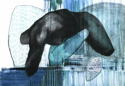 Cut | Drawings, Paintings | Zuzanna Sitarska | Beauton Art Gallery drawings, paintings, abstract, aesthetic, figurative, illustrative, portraiture, bodies, patterns, sexuality, black, blue, white, acrylic, charcoal, paper, abstract-forms, beautiful, contemporary-art, danish, decorative, design, interior, interior-design, men, modern, modern-art, nordic, nude, pretty, scandinavien, Buy original high quality art. Paintings, drawings, limited edition prints & posters by talented artists.