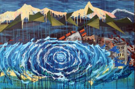 paintings, colorful, expressive, landscape, moods, movement, nature, seasons, blue, green, turquoise, yellow, acrylic, cotton-canvas, copenhagen, danish, decorative, design, expressionism, interior, interior-design, mountains, naive, nordic, scandinavien, scenery, vivid, water, Buy original high quality art. Paintings, drawings, limited edition prints & posters by talented artists.