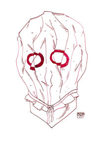 art-prints, drawings, giclee, graphical, illustrative, portraiture, surrealistic, cartoons, moods, people, sexuality, red, white, ink, paper, marker, faces, men, sketch, Buy original high quality art. Paintings, drawings, limited edition prints & posters by talented artists.