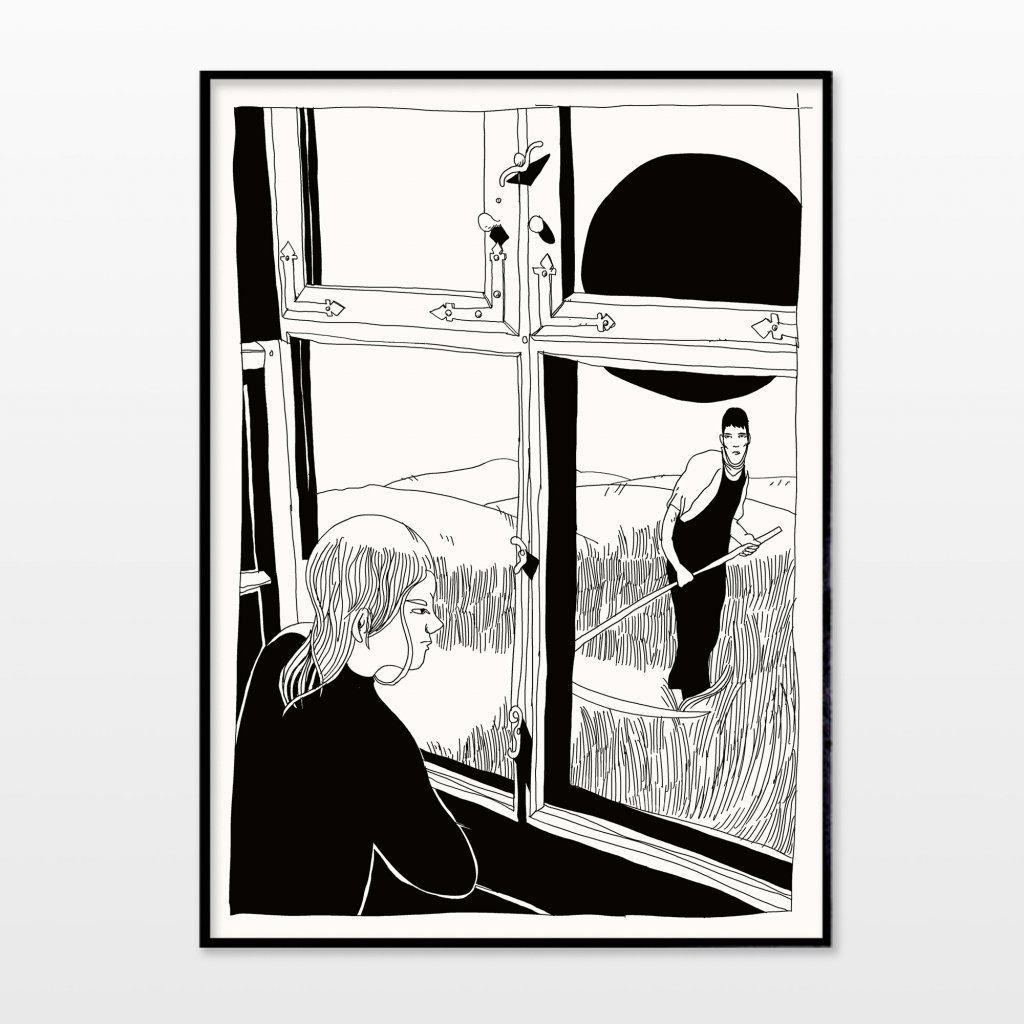 Marie Bregendahl, Young man in the field Beauton Art Gallery