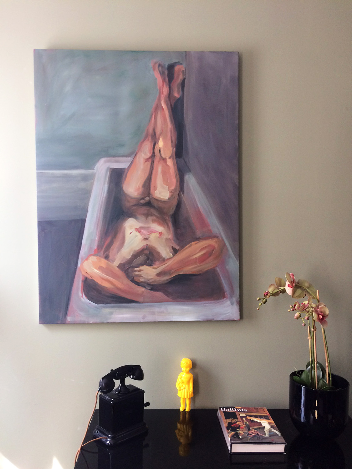 paintings, aesthetic, figurative, portraiture, bodies, everyday life, moods, sexuality, blue, brown, green, grey, acrylic, cotton-canvas, contemporary-art, danish, design, interior, interior-design, men, modern, modern-art, nordic, nude, pretty, scandinavien, water, Buy original high quality art. Paintings, drawings, limited edition prints & posters by talented artists.