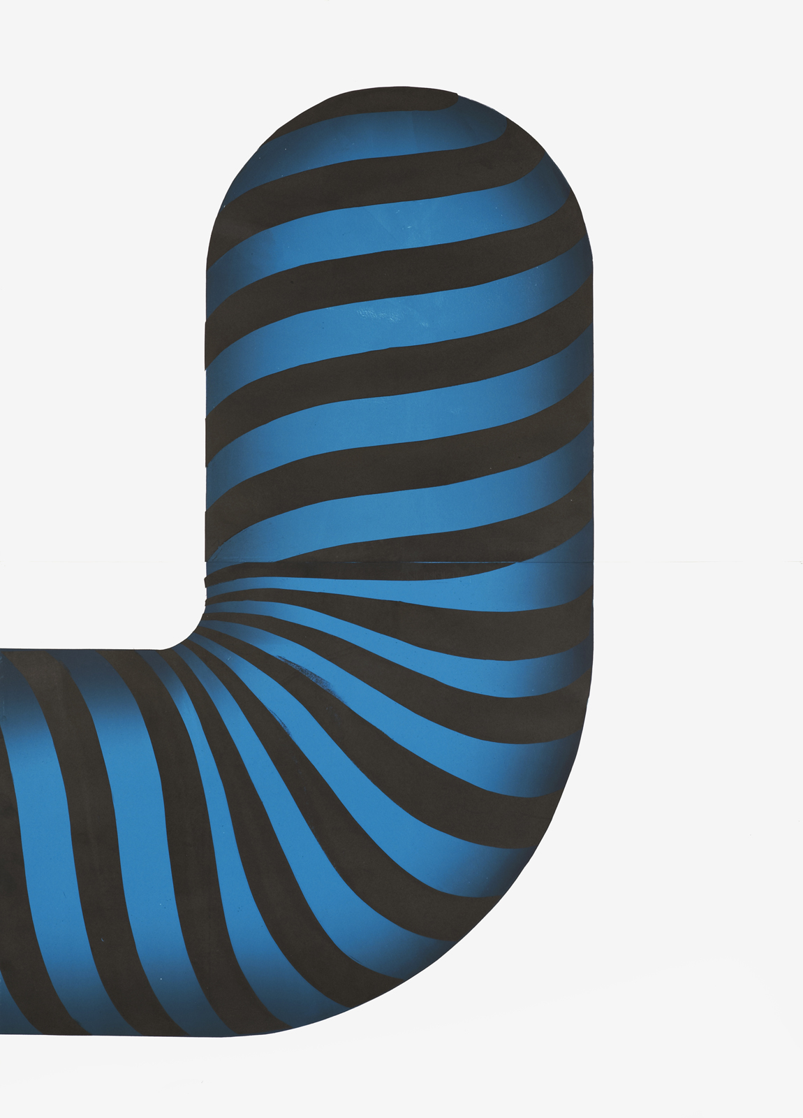 The Great Licking red - 140 x 100 cm. Limited edition linocut print by Marta Banaszak THE GREAT LICKING linocut_blue