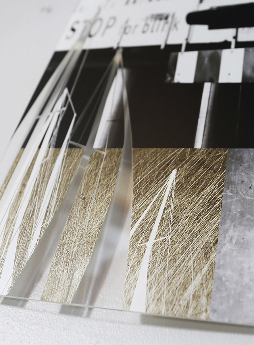 A View from In Between I | Photographs, Collages, Other-artworks | Tina Louise Hunderup | Beauton Art Gallery photographs, collages, other-artworks, abstract, aesthetic, graphical, illustrative, architecture, black, gold, grey, white, acrylic, ink, plexiglass, other-mediums, architectural, boats, photorealistic, Buy original high quality art. Paintings, drawings, limited edition prints & posters by talented artists.