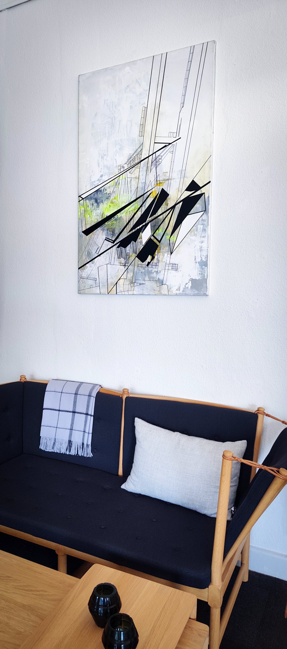 paintings, abstract, geometric, graphical, pop, architecture, patterns, science, technology, black, grey, white, yellow, acrylic, flax-canvas, marker, abstract-forms, architectural, contemporary-art, danish, decorative, design, interior, interior-design, modern, modern-art, nordic, scandinavien, Buy original high quality art. Paintings, drawings, limited edition prints & posters by talented artists.
