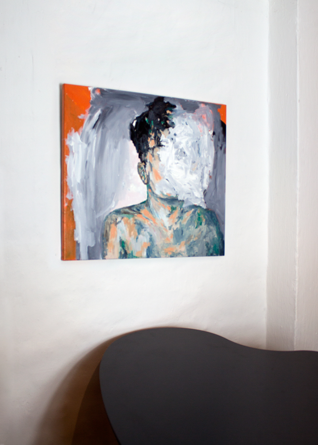 paintings, expressive, figurative, bodies, moods, people, black, green, grey, orange, acrylic, cotton-canvas, boys, bright, contemporary-art, copenhagen, interior, interior-design, men, scandinavien, Buy original high quality art. Paintings, drawings, limited edition prints & posters by talented artists.