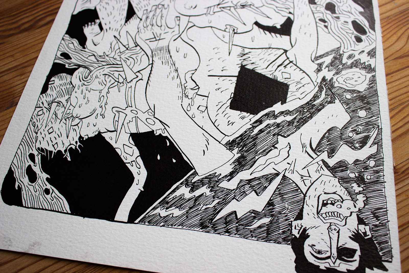 Untitled IV | Drawings | Halfdan Pisket | Beauton Art Gallery drawings, illustrative, monochrome, portraiture, surrealistic, cartoons, movement, people, sexuality, black, white, artliner, paper, erotic, faces, men, nude, sexual, sketch, Buy original high quality art. Paintings, drawings, limited edition prints & posters by talented artists.