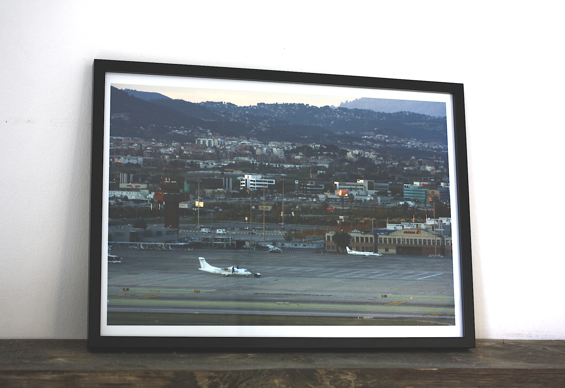 Watchtower (Serie 2/2) - 19 x 41 cm. Original photo in a limited edition of 24 by Rafael Guerrero, photographer and painter.  The photograph is analog and is developed in the hand and there will be very small variations for each copy.  Limited edition print 1/24