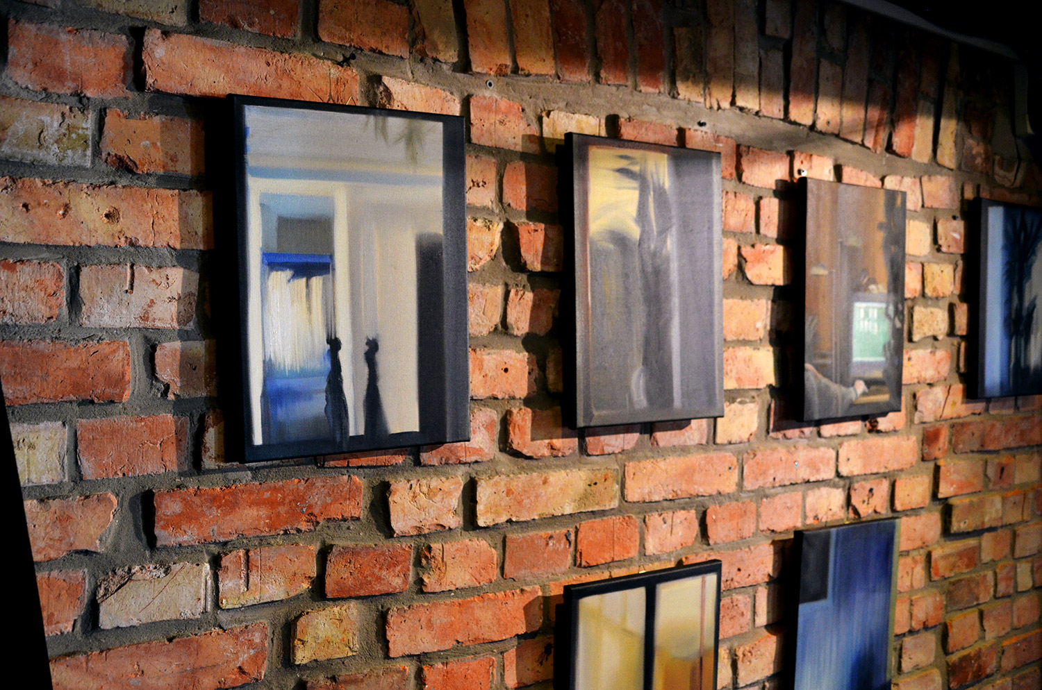 paintings, figurative, graphical, architecture, bodies, everyday life, patterns, black, brown, green, cotton-canvas, oil, architectural, beautiful, buildings, contemporary-art, decorative, design, interior, interior-design, modern, modern-art, windows, Buy original high quality art. Paintings, drawings, limited edition prints & posters by talented artists.