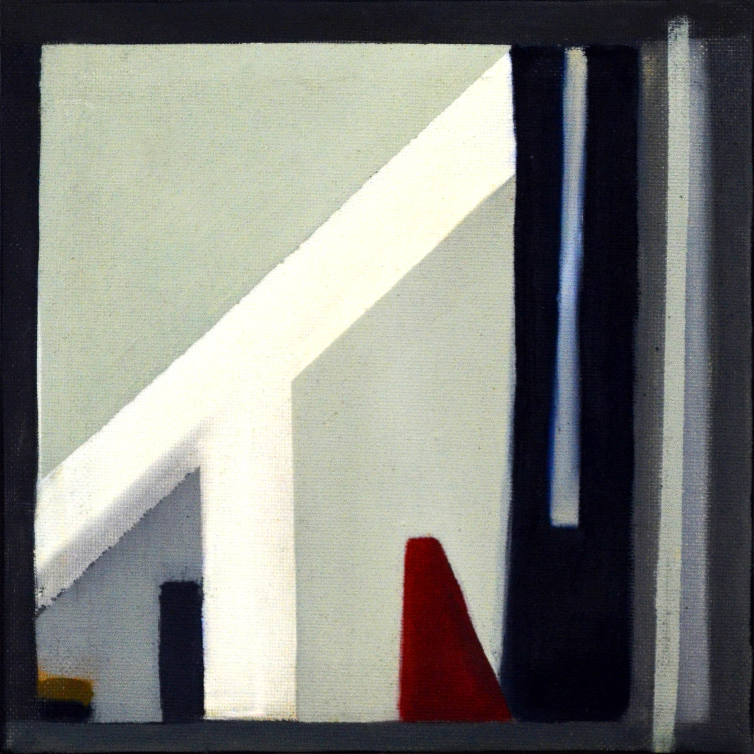 Windows VII | Paintings | Noemi Staniszewska | "Windows VII"
Original oil painting by Noemi Staniszewska
The Windows series is a pictorial tale of urban walks through the residential neighborhoods of the Hague. It is the result of observing the uncovered windows of Dutch houses, a recording of fragments of someone else's reality – intimate and yet exposed to public view.The window here is the boundary between private and foreign. It is a place where gazes meet, place of confrontation with what is outside. In this case, the situation of looking in the windows is also an expression of the emigration experience – the observer, although sees, remains outside of what he looks at, as always an outsider. Voyeurism is a manifestation of curiosity, perhaps longing, but at the same time it involves a violation of boundaries.
 | Beauton Art Gallery paintings, abstract, geometric, graphical, minimalistic, architecture, everyday life, patterns, grey, red, white, cotton-canvas, oil, architectural, beautiful, buildings, contemporary-art, decorative, design, interior, interior-design, modern, modern-art, windows, Buy original high quality art. Paintings, drawings, limited edition prints & posters by talented artists.