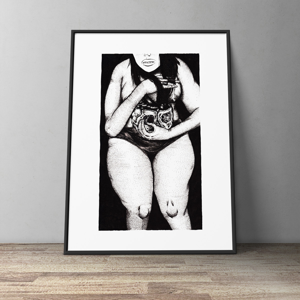 art-prints, gliceé, figurative, monochrome, portraiture, bodies, black, white, ink, paper, black-and-white, contemporary-art, danish, design, interior, interior-design, modern, modern-art, nordic, posters, prints, scandinavien, Buy original high quality art. Paintings, drawings, limited edition prints & posters by talented artists.