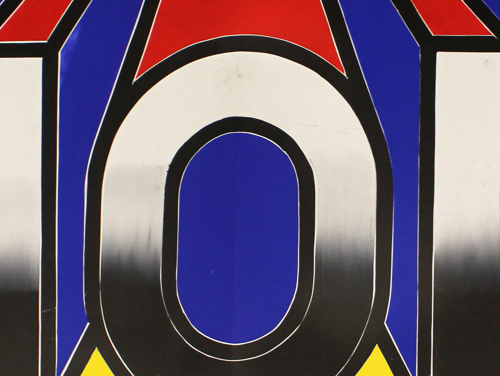 WOW/MOM - 140 x 100 cm. Limited edition linocut print by Marta Banaszak